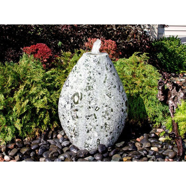 Real Stone Fountains ABART6030 30″ Green Marble - Almond Fountain Kit Fountain Blue Thumb